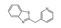 2-(pyridin-3-ylmethyl)-1,3-benzothiazole结构式