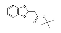tert-butyl 2-(benzo[d][1,3]dioxol-2-yl)acetate Structure