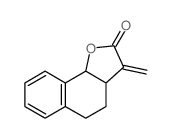 3-methylidene-3a,4,5,9b-tetrahydrobenzo[g][1]benzofuran-2-one结构式