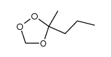 3-Methyl-3-propyl-1,2,4-trioxolan结构式