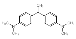 4-[1-(4-dimethylaminophenyl)ethyl]-N,N-dimethyl-aniline Structure