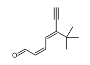 5-tert-butylhepta-2,4-dien-6-ynal结构式