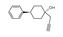 3-(4-Phenyl-1-hydroxicyclohexyl)-1-propin Structure