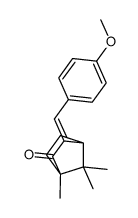 3-[(4-methoxyphenyl)methylene]-1,7,7-trimethylbicyclo[2.2.1]heptan-2-one结构式