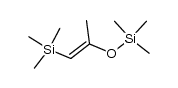 2-(trimethylsiloxy)-1-(trimethylsilyl)propene Structure