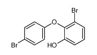 2-(4-Bromophenoxy)-3-bromophenol结构式