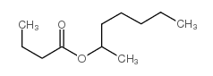 2-heptyl butyrate结构式