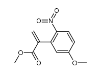 methyl 2-(5-methoxy-2-nitrophenyl)acrylate Structure