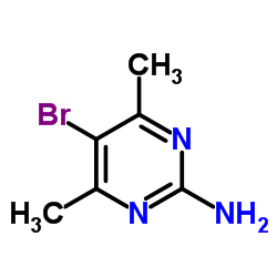 2-Amino-5-bromo-4,6-dimethylpyrimidine Structure