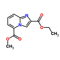2-Ethyl 5-methyl imidazo[1,2-a]pyridine-2,5-dicarboxylate Structure