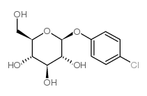 4'-chlorophenyl-beta-d-glucopyranoside Structure