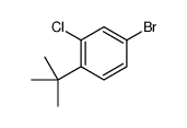 4-bromo-1-tert-butyl-2-chlorobenzene结构式