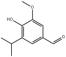 3-Methoxy-4-hydroxy-5-isopropyl benzaldehyde Structure