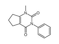 1-methyl-3-phenyl-6,7-dihydro-5H-cyclopenta[d]pyrimidine-2,4-dione Structure