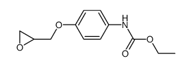 ethyl (4-(oxiran-2-ylmethoxy)phenyl)carbamate Structure