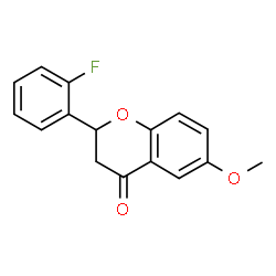 2-(2-fluorophenyl)-6-methoxychroman-4-one picture