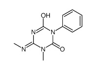 1-methyl-6-(methylamino)-3-phenyl-1,3,5-triazine-2,4-dione Structure