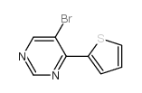 5-溴-4-(噻吩-2-基)嘧啶结构式