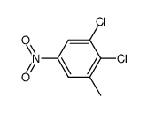 1,2-二氯-3-甲基-5-硝基苯结构式