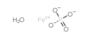 iron(iii) phosphate hydrate structure