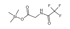 Glycine, N-(trifluoroacetyl)-, trimethylsilyl ester结构式