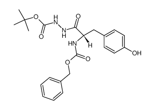 Z-Tyr-NH-NH-CO-OtBu Structure