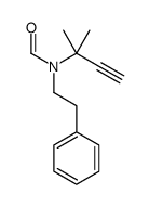 N-(2-methylbut-3-yn-2-yl)-N-(2-phenylethyl)formamide Structure