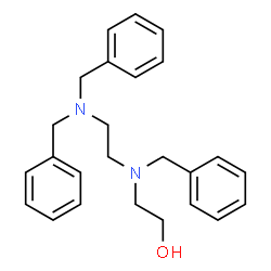 2-[[2-[Bis(phenylmethyl)amino]ethyl](phenylmethyl)amino]ethanol structure
