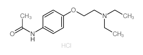 N-[4-(2-diethylaminoethoxy)phenyl]acetamide Structure