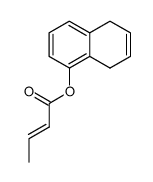 5,8-dihydro-1-naphthyl crotonate结构式