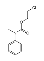 2-chloroethyl N-methyl-N-phenylcarbamate结构式