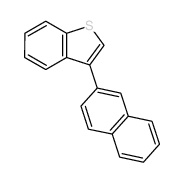 Benzo[b]thiophene, 3- (2-naphthalenyl)-结构式