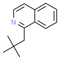1-(2,2-Dimethylpropyl)isoquinoline结构式