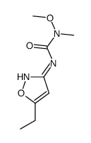 3-(5-ethyl-1,2-oxazol-3-yl)-1-methoxy-1-methylurea结构式