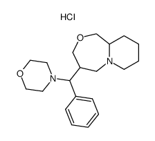 4-(morpholin-4-yl-phenyl-methyl)-octahydro-pyrido[2,1-c][1,4]oxazepine, dihydrochloride结构式