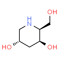 3,5-Piperidinediol,2-(hydroxymethyl)-,(2S,3S,5S)-(9CI)结构式