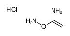 O-(1-aminoethenyl)hydroxylamine,hydrochloride Structure