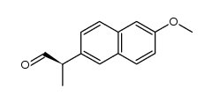 (R)-2-(6-methoxy-2-naphthyl)propanal Structure