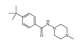 4-tert-butyl-N-(4-methylpiperazin-1-yl)benzamide结构式