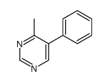 Pyrimidine, 4-methyl-5-phenyl- (9CI)结构式