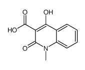 3-Quinolinecarboxylic acid, 1,2-dihydro-4-hydroxy-1-Methyl-2-oxo-结构式