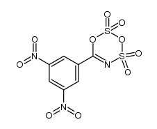 6-(3,5-dinitro-phenyl)-[1,3,2,4,5]dioxadithiazine 2,2,4,4-tetraoxide Structure