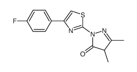 N-[4-[[4-[N-Ethyl-N-(3-sulfonatobenzyl)amino]phenyl][4-(dimethylamino)phenyl]methylene]-2,5-cyclohexadien-1-ylidene]-N-methylmethanaminium结构式