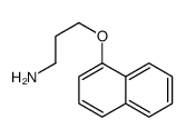 3-(萘-1-基氧基)丙烷-1-胺结构式