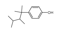(+/-)-4-Hydroxy-1-(1.1.2.3-tetramethyl-butyl)-benzol结构式