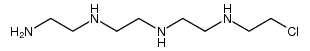 N1-(2-aminoethyl)-N2-(2-((2-chloroethyl)amino)ethyl)ethane-1,2-diamine结构式