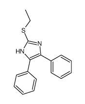 2-ethylsulfanyl-4,5-diphenyl-1H-imidazole Structure
