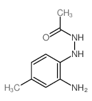 N-(2-amino-4-methyl-phenyl)acetohydrazide结构式