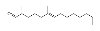 2,6-dimethyltetradec-6-enal Structure