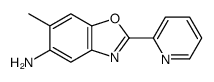 6-methyl-2-pyridin-2-yl-1,3-benzoxazol-5-amine Structure